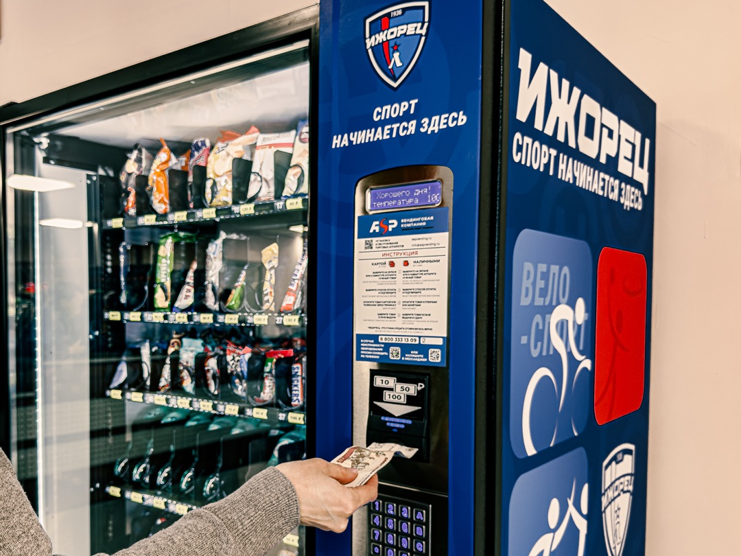 Автоматы АСП в спортивном комплексе «Ижорец»