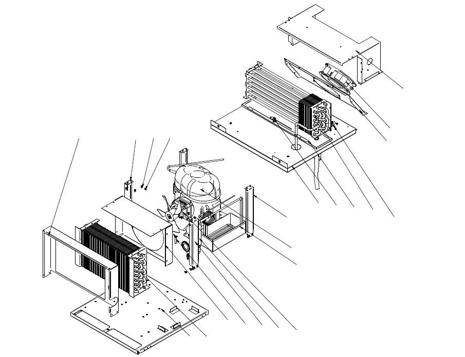 Холодильная система в сборе