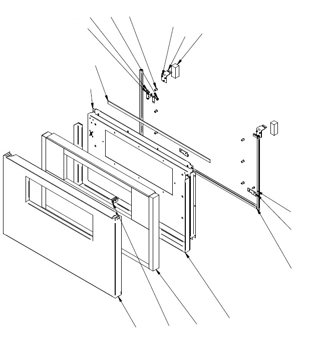 Сварной блок выдачи в сборе