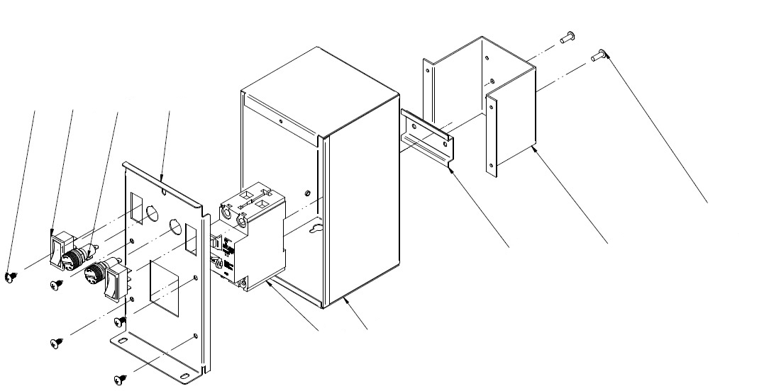 Панель питания в сборе