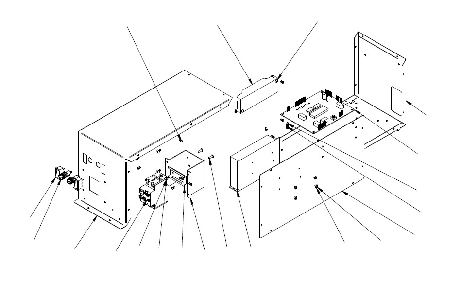 Панель питания в сборе