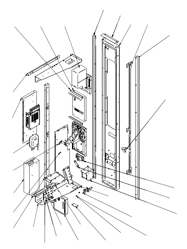 Раздвижная дверь в сборе (обычная раздвижная)