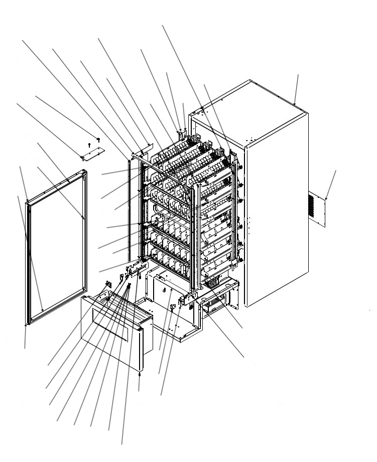 Главный блок (воздушного охлаждения) в сборе
